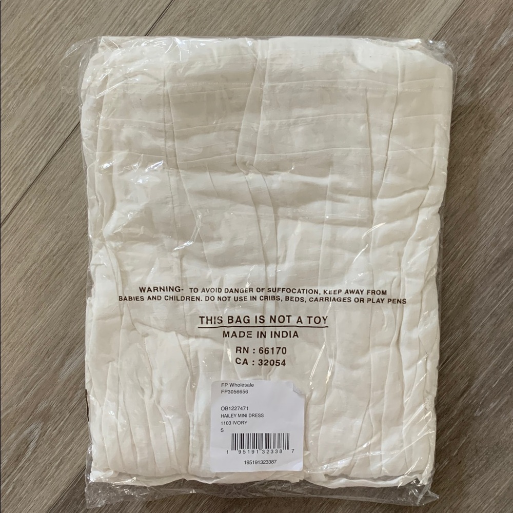 Free People hailey mini dress NWT Ivory White - Picture 8 of 11